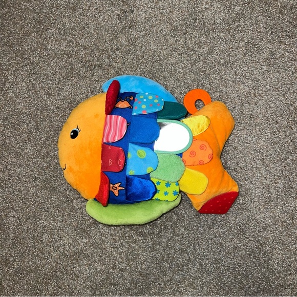 Melissa & Doug Colorful Plush Fish Toy for Baby - Picture 1 of 4